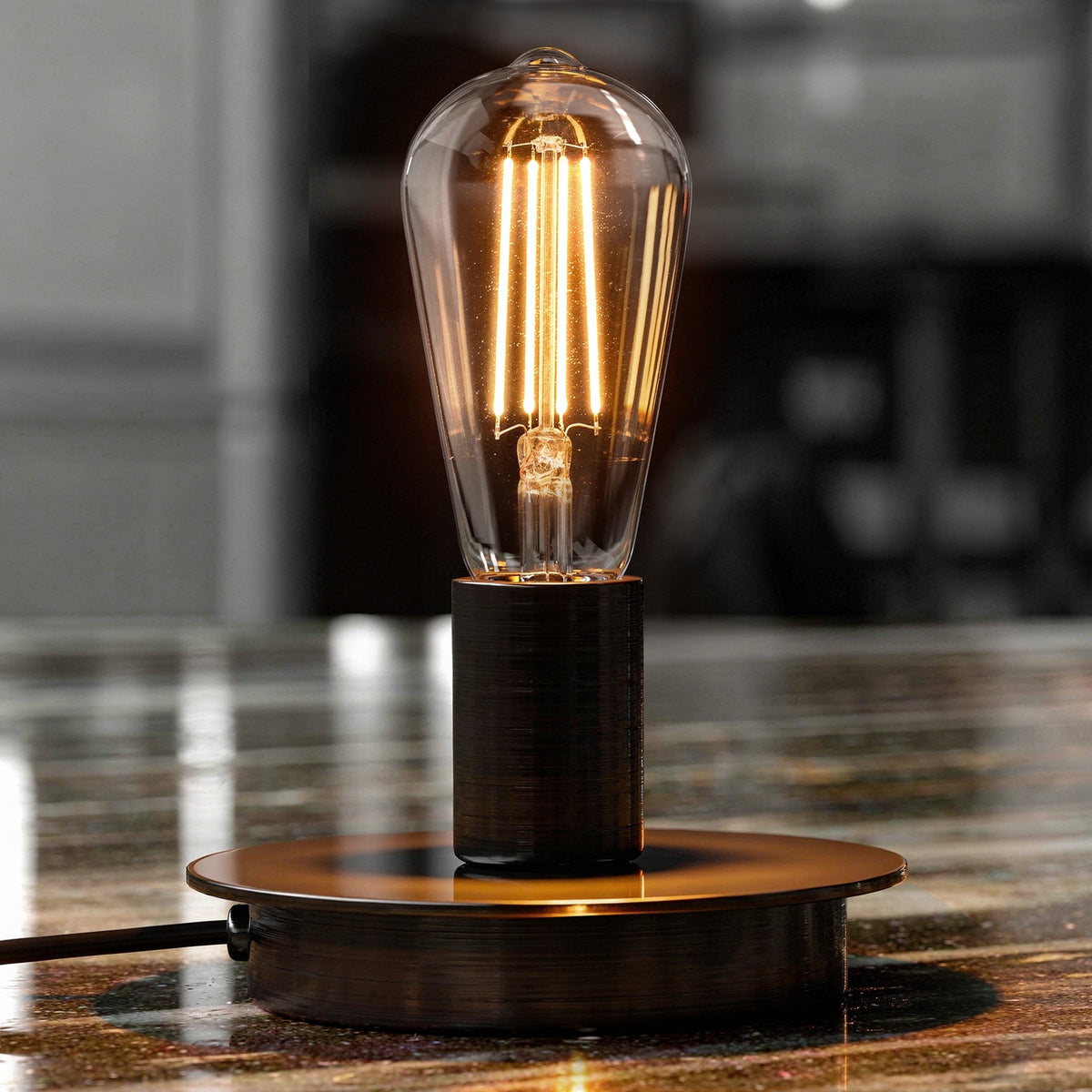 shin_rev(シン_レボリューション) UBB2090 - 4-PACK - Luxury LED Bulbs, 60W Equivalent, Vintage