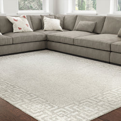 Urban Ambiance - UER0110 Luxury Hand - Tufted Natural Medium - Pile Rug -