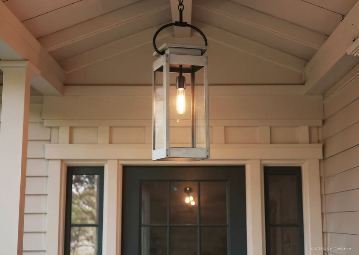 UHP1134 Modern Farmhouse Outdoor Pendant, 27-3/8