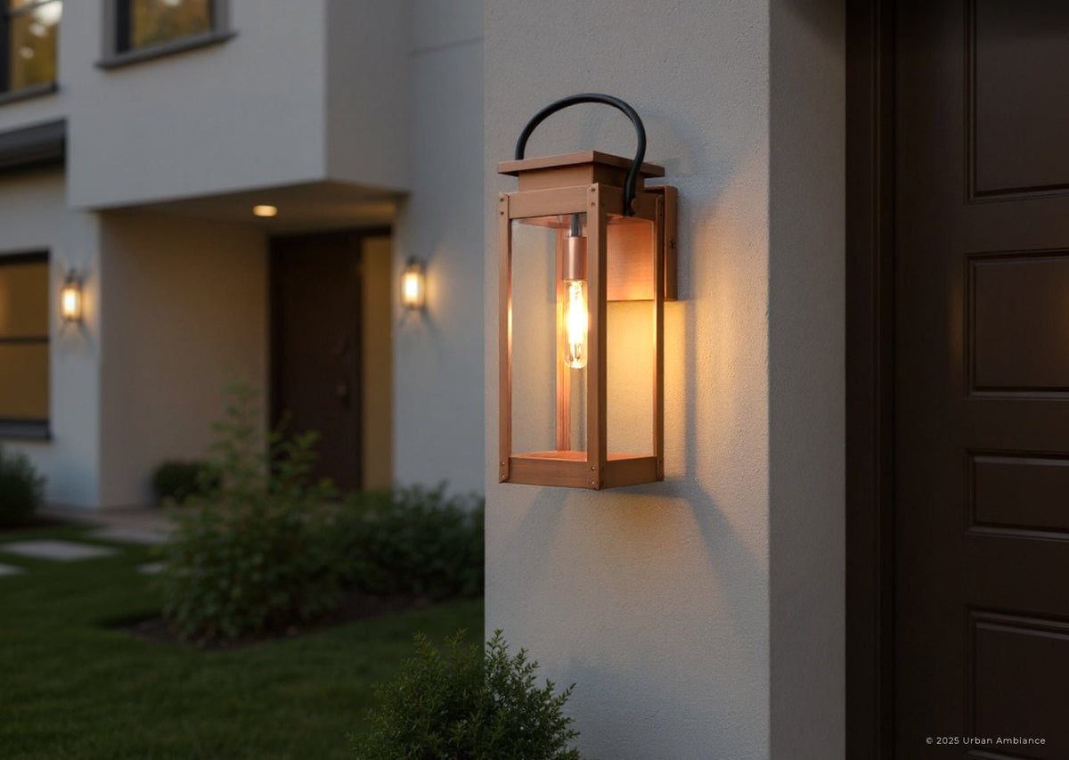 UHP1534 Modern Farmhouse Outdoor Wall Sconce, 19-3/8''H x 6-1/2