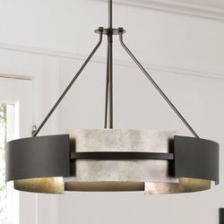Urban Ambiance - Pendant - UHP4703 Cosmopolitan Indoor Pendant, 20''H x 26"W x 26''D, Matte Black Finish, Gambier Collection -