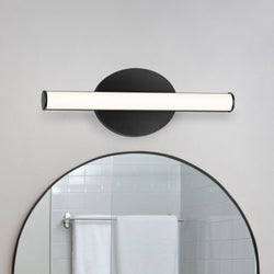 Urban Ambiance - Bath Light - UHP4801 Minimalist Indoor Bath Light, 5 - 3/48''H x 3"W x 16''D, Matte Black Finish, Winsen Collection -