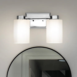 Urban Ambiance - Bath Light - UHP4963 Classic Indoor Bath Light, 8 - 3/8''H x 5 - 3/8"W x 13 - 3/8''D, Polished Chrome Finish, Minden Collection -