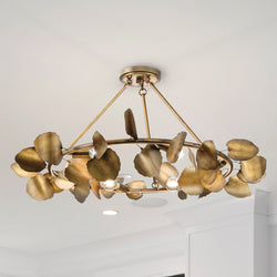 Urban Ambiance - Ceiling Light - UHP4999 Eclectic Indoor Ceiling Light, 14 - 1/2''H x 28"W x 28''D, Gold Ombre Finish, Hervey Collection -