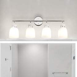Urban Ambiance - Bath Light - UHP5009 Minimalist Indoor Bath Light, 11''H x 6 - 5/8"W x 30''D, Polished Chrome Finish, Underwood Collection -