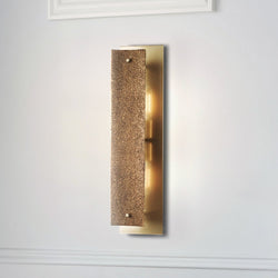 Urban Ambiance - Wall Sconce - UHP5035 Modern Indoor Wall Sconce, 23 - 1/2''H x 5"W x 5 - 7/8''D, Soft Gold Finish, Richmond Collection -
