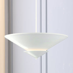 Urban Ambiance - Ceiling Light - UHP5050 Modern Indoor Ceiling Light, 10 - 3/4''H x 25"W x 25''D, White Plaster Finish, Larimore Collection -