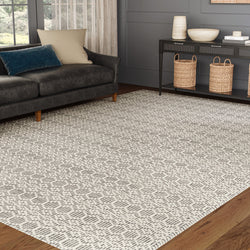 Urban Ambiance - UJR0150 Luxury Hand - Woven Natural Low - Pile Rug -