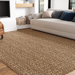 Urban Ambiance - UJR0160 Luxury Hand - Woven Natural High - Pile Rug -