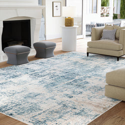 Urban Ambiance - UJR0230 Luxury Power - Loomed Semi - Synthetic and Synthetic Blend Medium - Pile Rug -