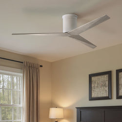 Urban Ambiance - Ceiling Fan - UMC9194 Modern Indoor/Outdoor Ceiling Fan, 10" H x 56" W x 56" D, Gloss White Finish, Briswynne Collection -