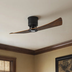 Urban Ambiance - Ceiling Fan - UMC9371 Cosmopolitan Indoor/Outdoor Ceiling Fan, 12" H x 52" W x 52" D, Matte Black Finish, Seavale Collection -