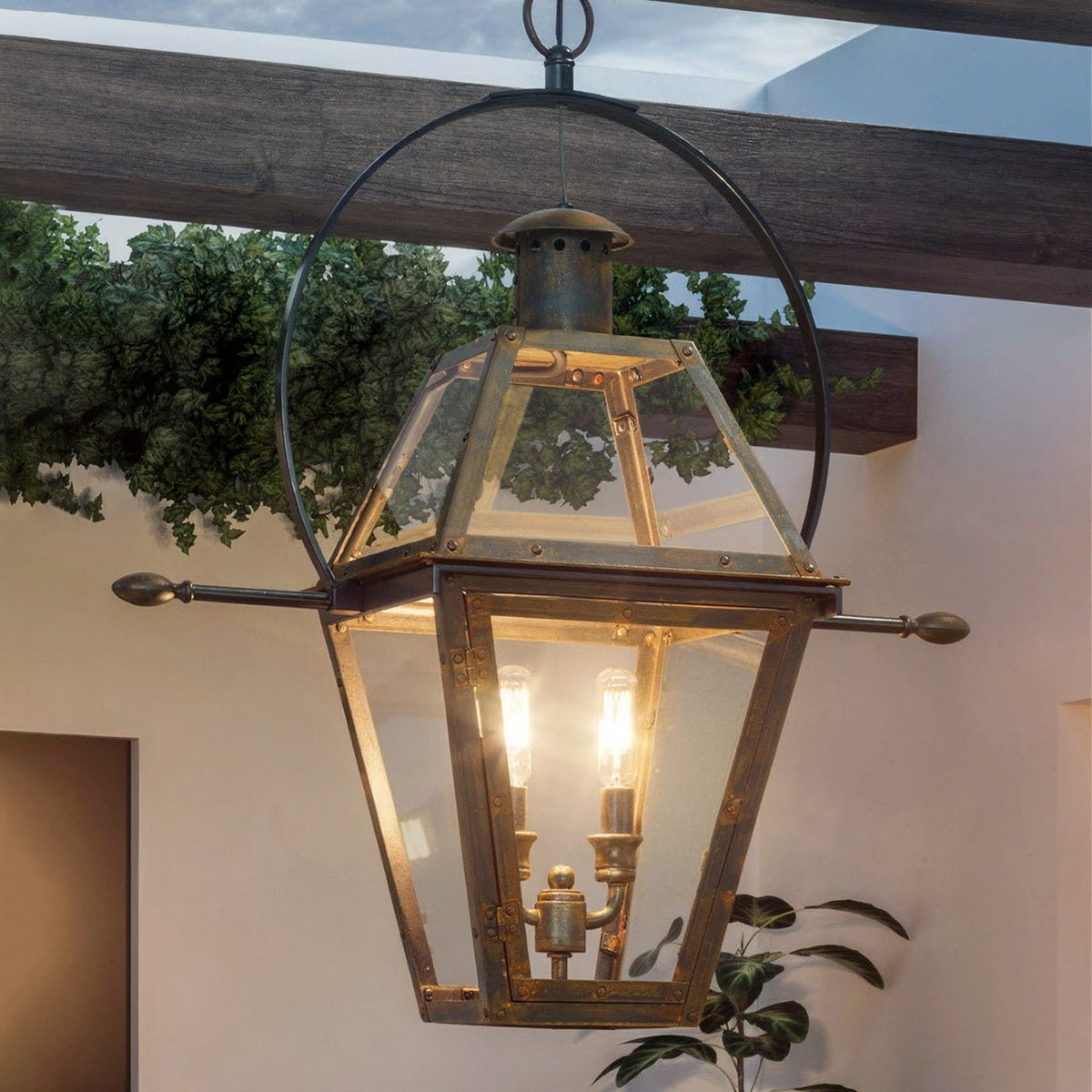 UQL1378 Historic Outdoor Pendant Light, 23.5