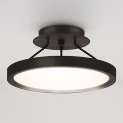 Urban Ambiance - Ceiling Light - UQL4954 Minimalist Indoor Ceiling Light, 5.50''H x 11.00''W x 11.00''D, Earth Black Finish, Alice Collection -
