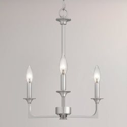 Urban Ambiance - Chandelier - UQL4993 Transitional Indoor Chandelier, 20.00''H x 16.00''W x 16.00''D, Brushed Nickel Finish, Keswick Collection -