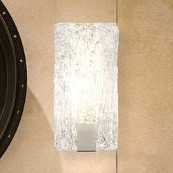 Urban Ambiance - Wall Sconce - UQL5205 Contemporary Indoor Wall Sconce, 12.00''H x 6.00''W x 3.75''D, Polished Chrome Finish, Riga Collection -