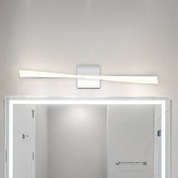 Urban Ambiance - Bath Light - UQL5381 Contemporary Indoor Bath Light, 4.75''H x 28''W x 4.25''D, Polished Chrome Finish, Waverley Collection -