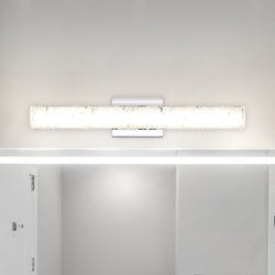 Urban Ambiance - Bath Light - UQL5391 Glam Indoor Bath Light, 5''H x 27.5''W x 3.75''D, Polished Chrome Finish, Remscheid Collection -