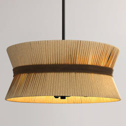 Urban Ambiance - Pendant - UQL5700 New Traditional Indoor Pendant, 9''H x 18''W x 18''D, Western Bronze Finish, Zennor Collection -