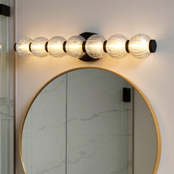 Urban Ambiance - Bath Light - UQL6303 Transitional Indoor Bath Light, 4.75''H x 25.25''W x 5.50''Dep, Matte Black Finish, Portage Collection -