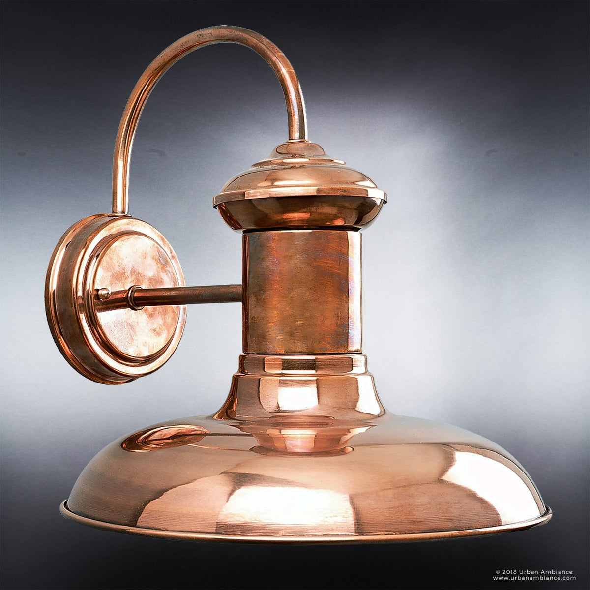 UHP1026 Luxe Industrial Chic Outdoor Wall Light, 12.375