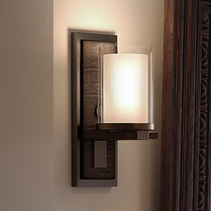 UHP3161 Contemporary Wall Lights, 13"H x 5"W, Olde Bronze Finish, Evanston Collection