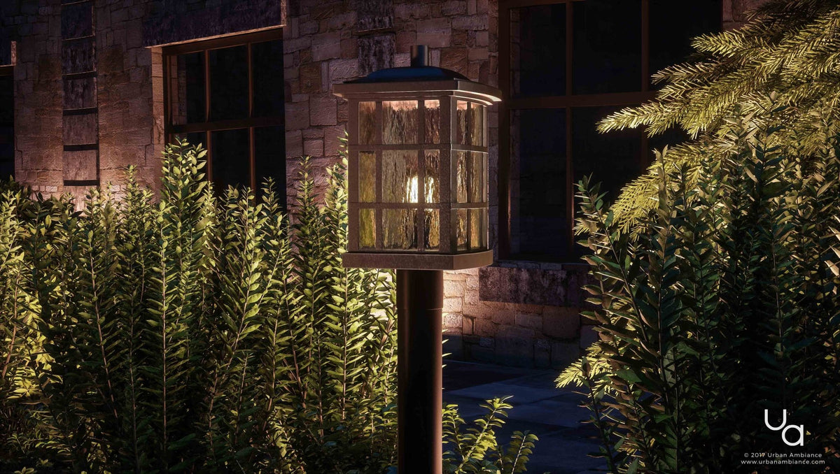 UQL1247 Craftsman Outdoor Post Light, 16.5