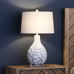 A gorgeous lighting fixture, the UEX7030 Coastal Table Lamp from the Fairhope Collection by Urban Ambiance, adds style to any space.