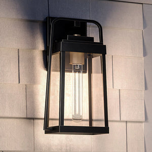 An UHP1340 Transitional Outdoor Wall Sconce 14''H x 7.125''W, Olde Bronze Finish, Orlando Collection by Urban Ambiance is a luxury lighting fixture on