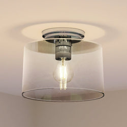 Urban Ambiance - Ceiling Light - UHP4161 Traditional Ceiling Light 7.375''H x 8.625''W, Polished Nickel Finish, Esperance Collection -