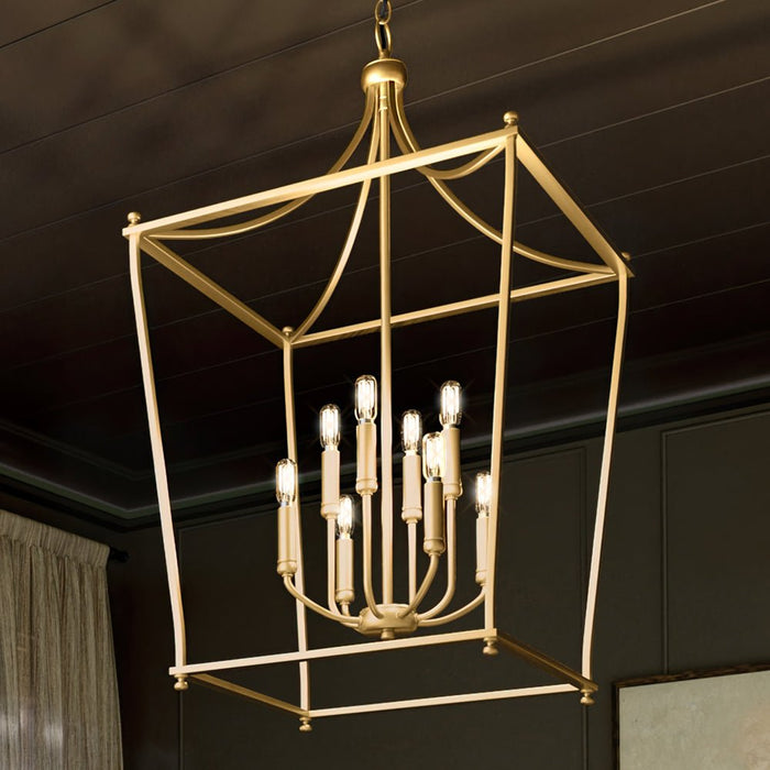 UHP4259 Transitional Chandelier 36''H x 20''W, Brushed Bronze Finish, Coronado Collection