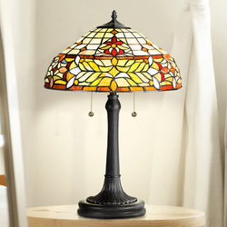Urban Ambiance - Table Lamp - UQL7038 Natural Indoor Table Lamp, 22.5''H x 16''W x 16''D, Vintage Bronze Finish, Hamlets Collection -
