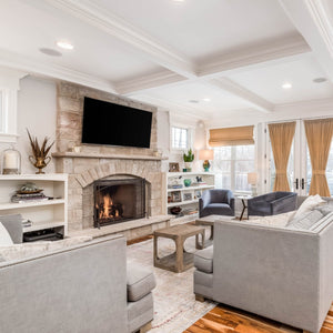 How to Elegantly Design a Room Around a Large TV Screen