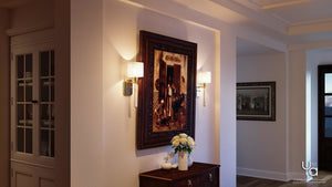 Wall Lights Create a Fabulous Look in a Hallway