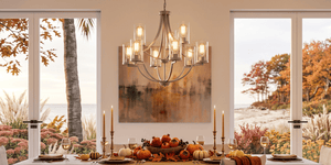Dining Room Lighting Ideas for Fall Gatherings, Thanksgiving Hosting, and Open-Plan Homes