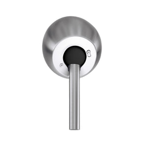 The Urban Ambiance UMCCC-BN Cathedral Ceiling Canopy in brushed nickel is a wall-mounted fixture for UMC fan models, featuring a cylindrical rod and round base, designed to complement vaulted ceilings.