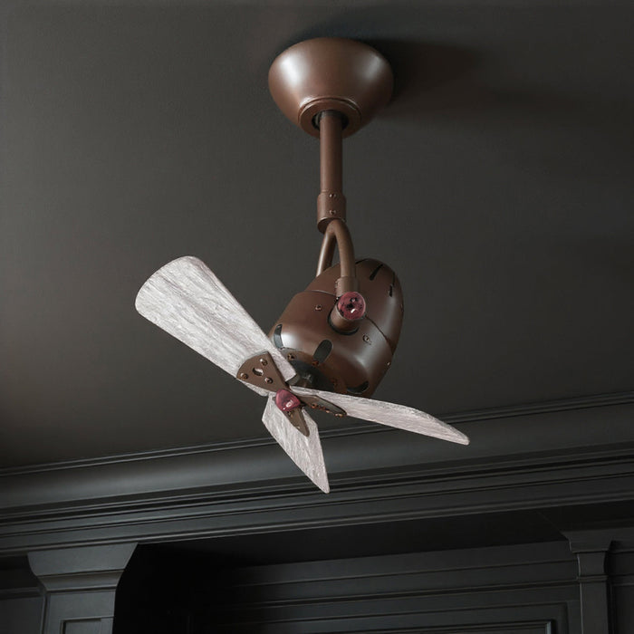 UMC9160 Farmhouse Indoor/Outdoor Ceiling Fan, 12" (Plus Downrod) H x 16" W x 16" D, Textured Bronze Finish, Surnica Collection