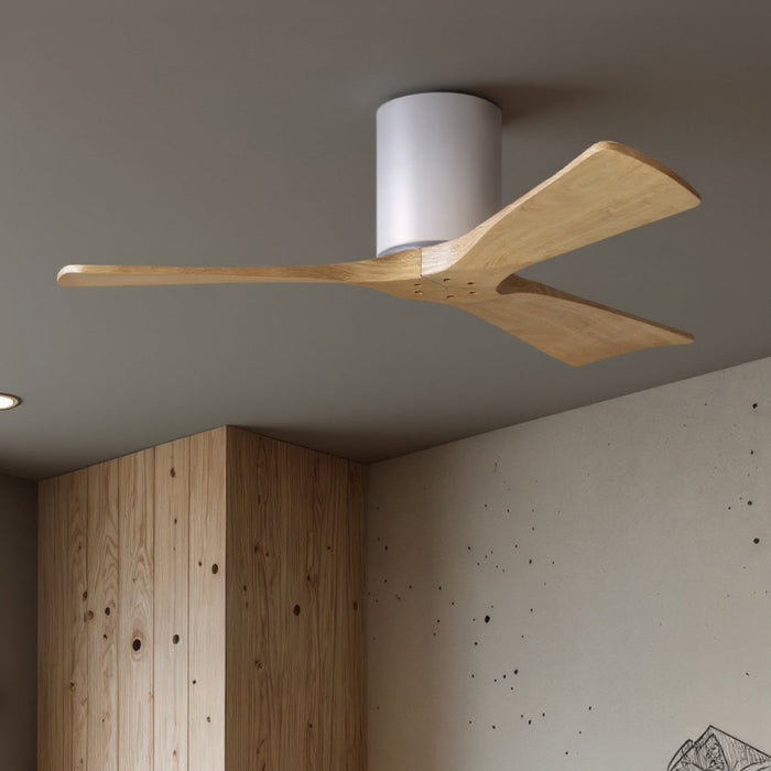 UMC9277 Natural Indoor/Outdoor Ceiling Fan, 10" H x 42" W x 42" D, Gloss White Finish, Aerwyn Collection