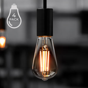 UBB2090 - 4-PACK - Luxury LED Bulbs, 60W Equivalent, Vintage