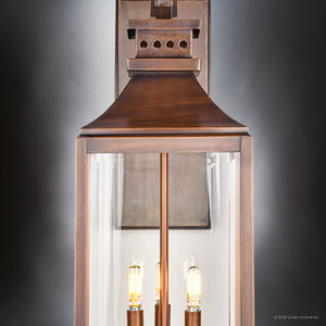Close-up of the Urban Ambiance UFS1002 Calderdale Collection Outdoor Wall Sconce, 28.5