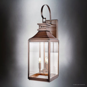 The Urban Ambiance UFS1002 Calderdale Collection Outdoor Wall Sconce features a 28.5