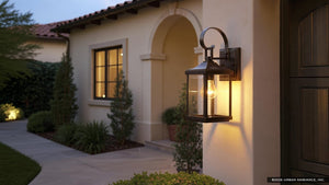 Urban Ambiance - Outdoor Wall Sconce - UHP1192 Colonial Outdoor Wall Light, 15-1/8