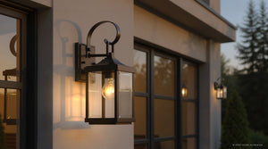 Urban Ambiance - Outdoor Wall Sconce - UHP1192 Colonial Outdoor Wall Light, 15-1/8