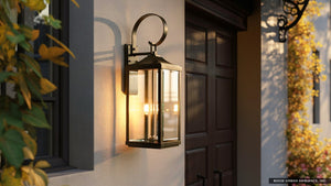 Urban Ambiance - Outdoor Wall Sconce - UHP1194 Colonial Outdoor Wall Light, 30-5/8