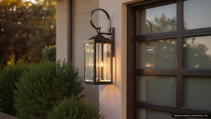 Urban Ambiance - Outdoor Wall Sconce - UHP1194 Colonial Outdoor Wall Light, 30-5/8