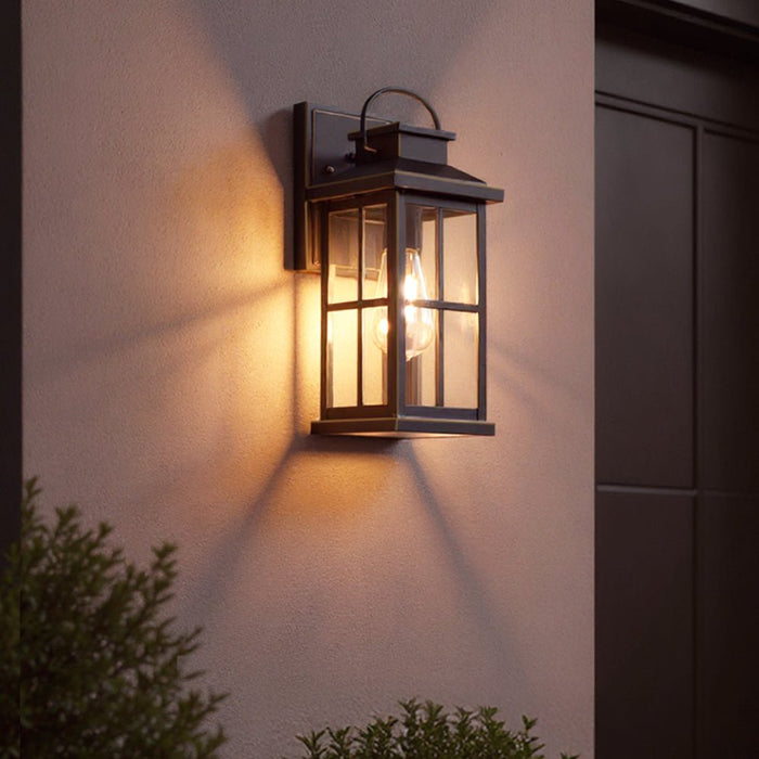 UHP1291 Transitional Outdoor Wall Sconce 14.25''H x 6''W, Olde Bronze Finish, Anaheim Collection