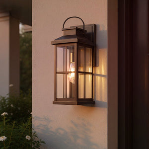 Urban Ambiance - Wall Sconce - UHP1292 Transitional Outdoor Wall Sconce 18''H x 7''W, Olde Bronze Finish, Anaheim Collection - 