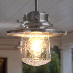 Urban Ambiance - Pendant - UHP1324 Coastal Outdoor Pendant 8''H x 9''W, Stainless Steel Finish, Santa - Ana Collection - 