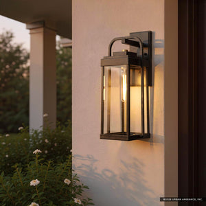 Urban Ambiance - Outdoor Wall Sconce - UHP1341 Transitional Outdoor Wall Sconce 20''H x 8.25''W, Olde Bronze Finish, Orlando Collection -