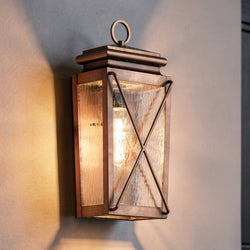 Urban Ambiance - Outdoor Wall Sconce - UHP1411 Vintage Outdoor Wall Sconce 21.5''H x 10''W, Antique Copper Finish, Buffalo Collection -